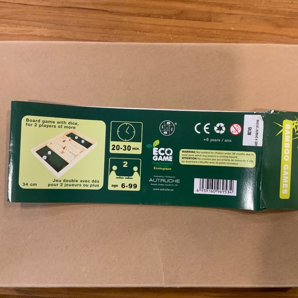 Board game “Shut the Box” aka “Eco Game” - Picture 4 of 5